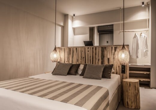 Bedroom of at Doryssa boutique hotel in Samos