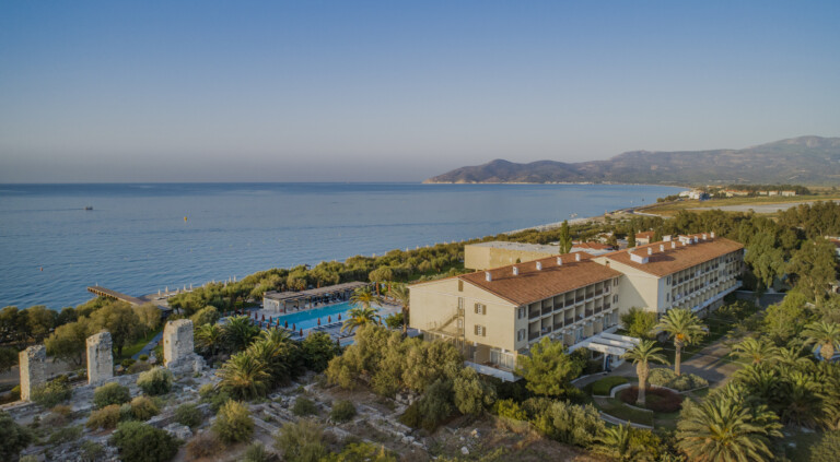 Doryssa Seaside with epic sea views is a 5 star luxury resort in Samos
