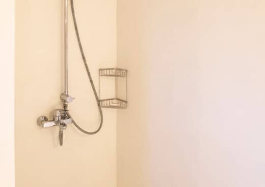 Shower at Doryssa Coast's family apartments in Samos