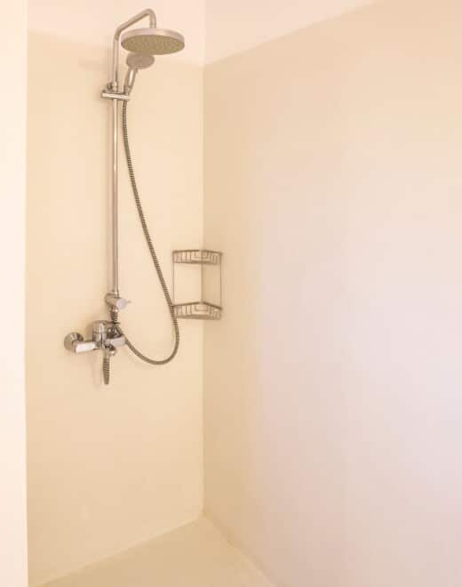 Shower at Doryssa Coast's family apartments in Samos