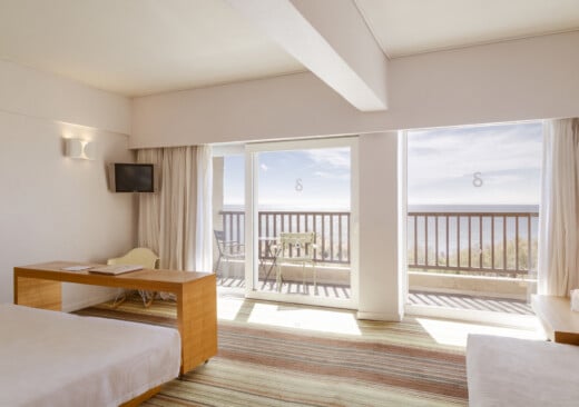 In-room photo of Doryssa Seaside's suites with sea view in samos