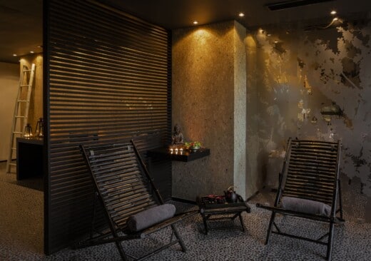 The relaxing spa setup that guests can experience at our Doryssa hotels with spa in Samos
