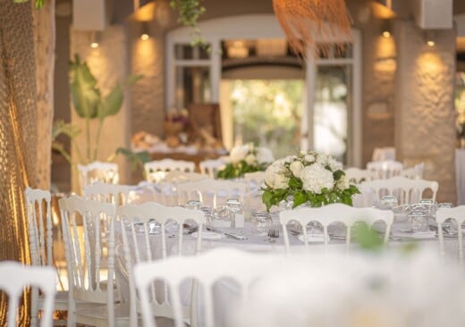 An elegant setting for samos weddings and other social events at Doryssa Hotels