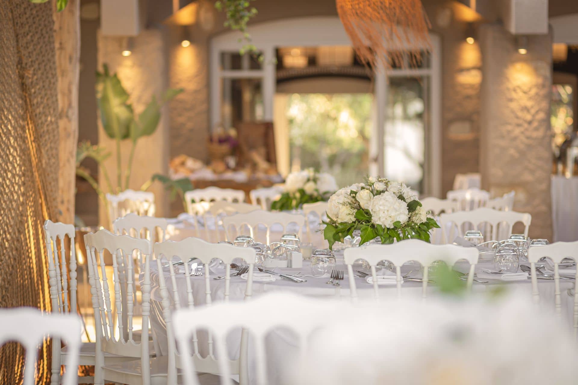 An elegant setting for samos weddings and other social events at Doryssa Hotels