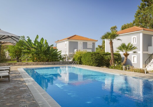 The main pool at Doryssa Coast Apartments, part of the group's luxury hotels in Samos
